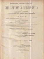 Repertorio generale annuale di giurisprudenza, bibliografia e legislazione 1915