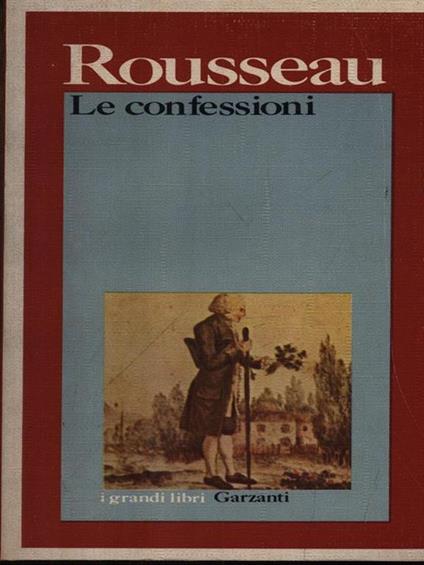 Le confessioni - Jean-Jacques Rousseau - copertina