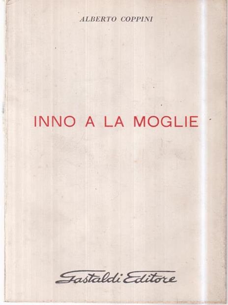 Inno A La Moglie - Alberto Coppini - copertina