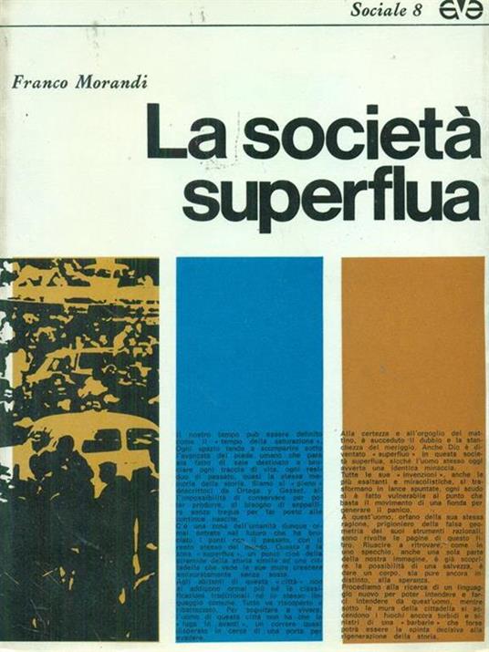 La  società superflua - Franco Morandi - copertina