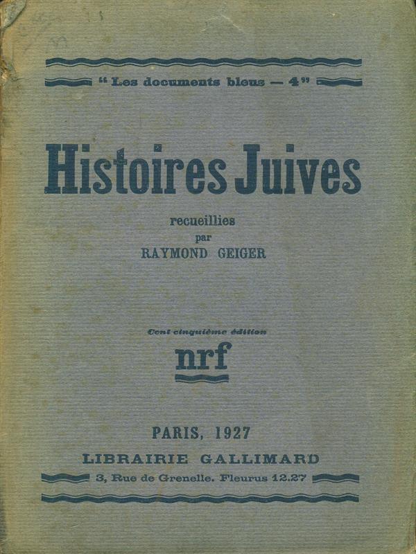 Histoires Juives