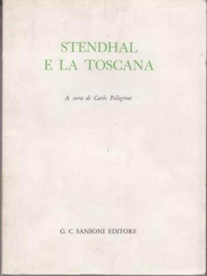 Stendhal e la Toscana - copertina