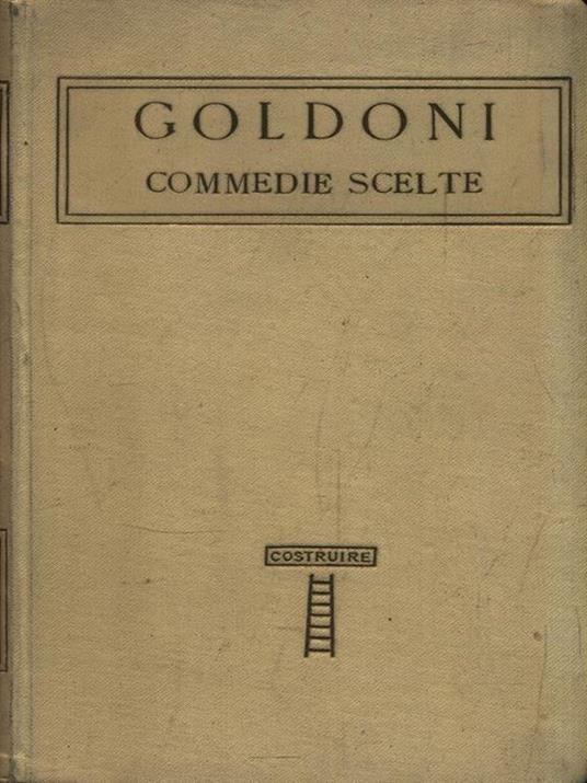 Commedie scelte - Carlo Goldoni - copertina