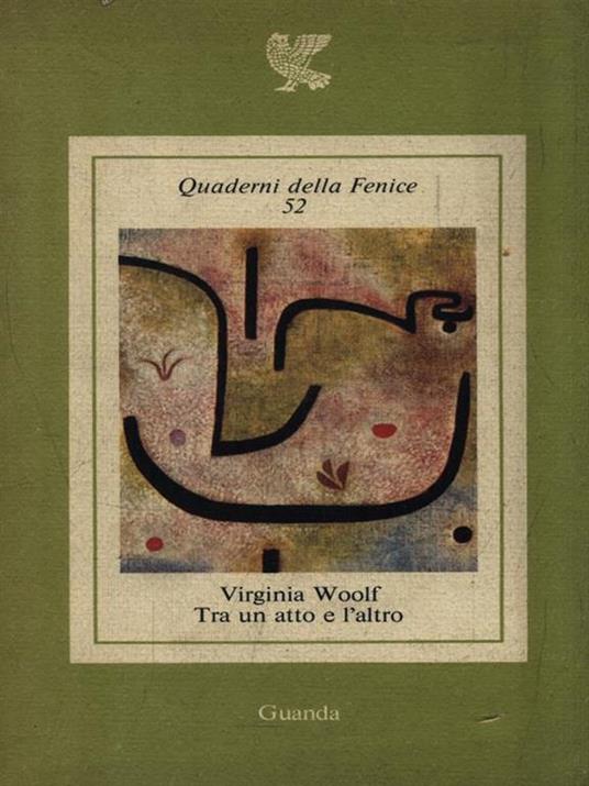Tra un atto e l'altro - Virginia Woolf - copertina