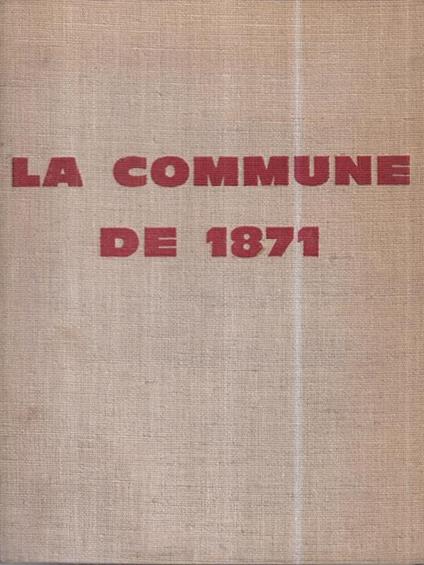 La commune de 1871 -   - copertina