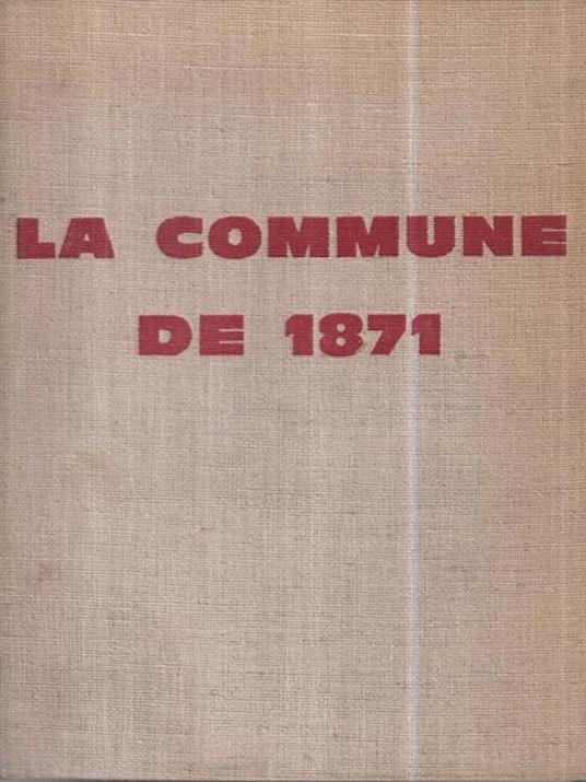 La commune de 1871 -   - copertina
