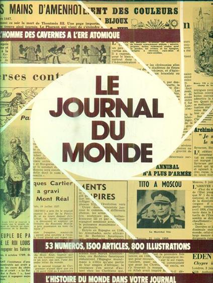 Le Journal du Monde -   - copertina