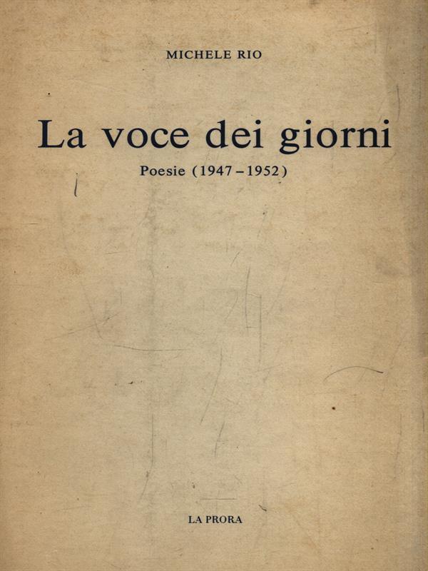 La voce dei giorni