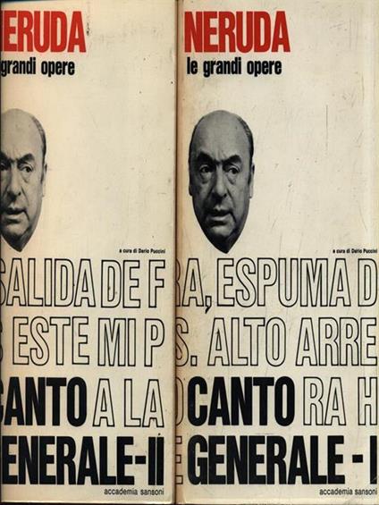 Canto generale. 2 Volumi - Pablo Neruda - copertina
