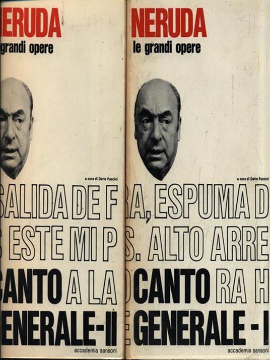 Canto generale. 2 Volumi - Pablo Neruda - copertina