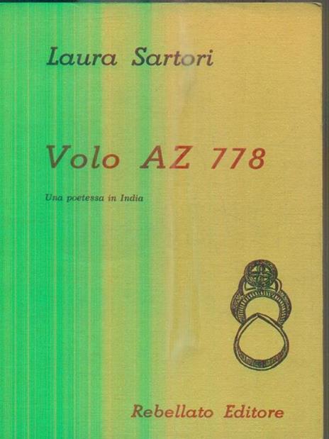 Volo AZ 778 - Laura Sartori - copertina