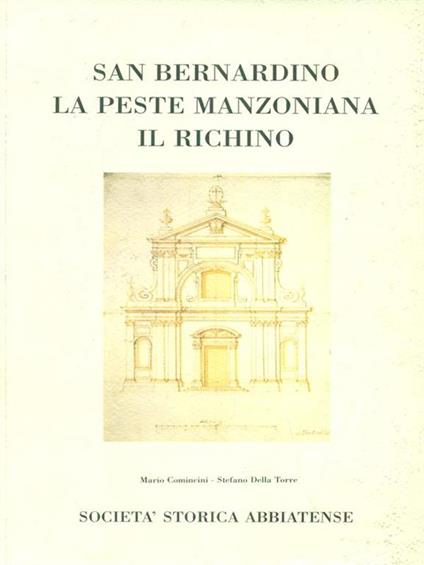 San Bernardino La peste manzoniana Il richino - Mario Comincini - copertina