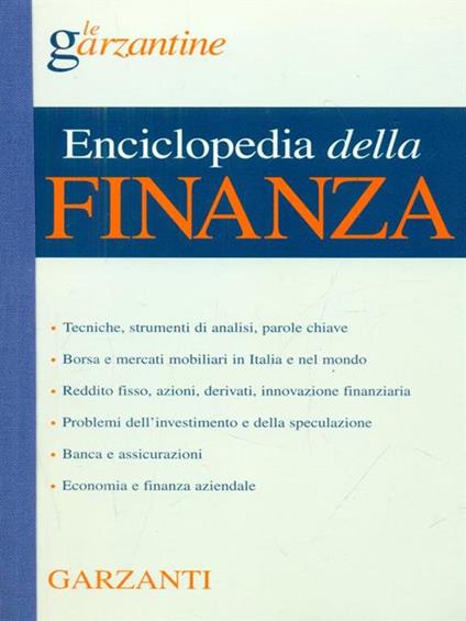 Enciclopedia della finanza - copertina