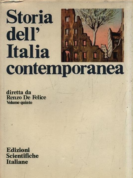 Storia dell'Italia contemporanea V. Resistenza e Repubblica 1943-1956 - Renzo De Felice - copertina
