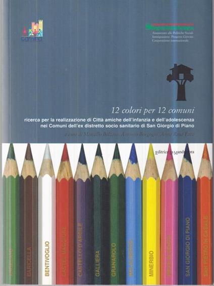 12 colori per 12 comuni - copertina