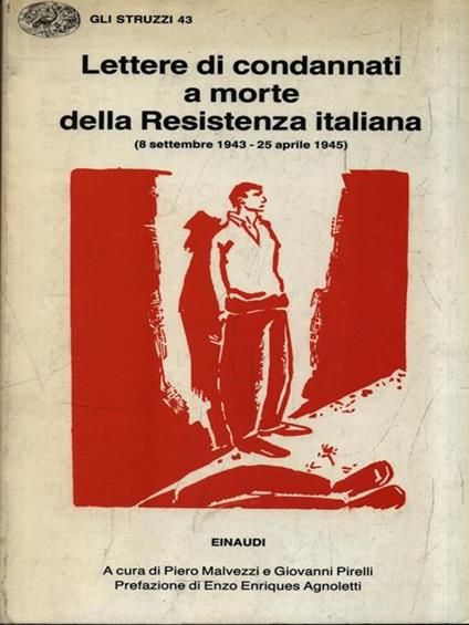 Lettere di condannati a morte della Resistenza Italiana - copertina
