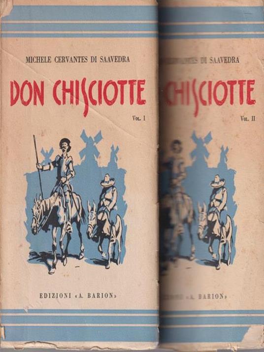 Don Chisciotte 2 voll - Miguel de Cervantes - copertina