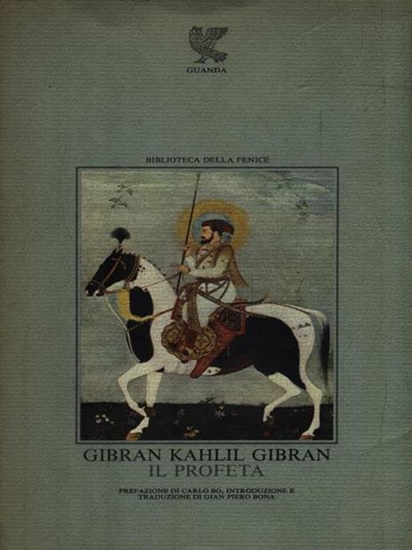 Il profeta - Gibran Kahlil - copertina