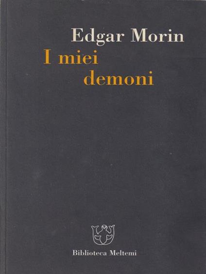 I miei demoni - Edgar Morin - copertina