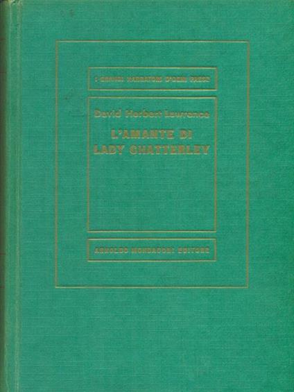 L' amante di Lady Chatterley - David Herbert Lawrence - copertina