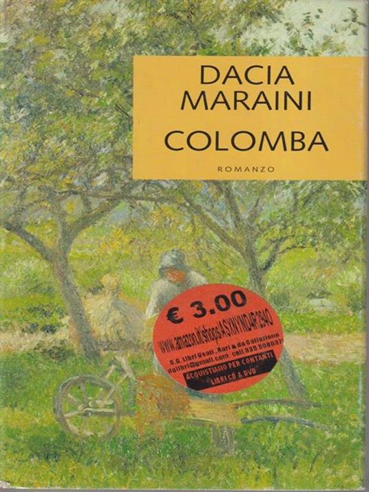 Colomba - Dacia Maraini - copertina