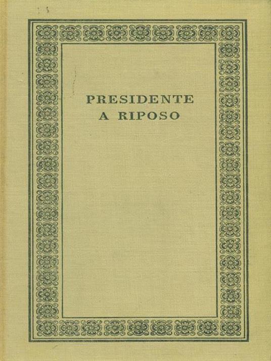 Presidente a riposo - Harry S. Truman - copertina