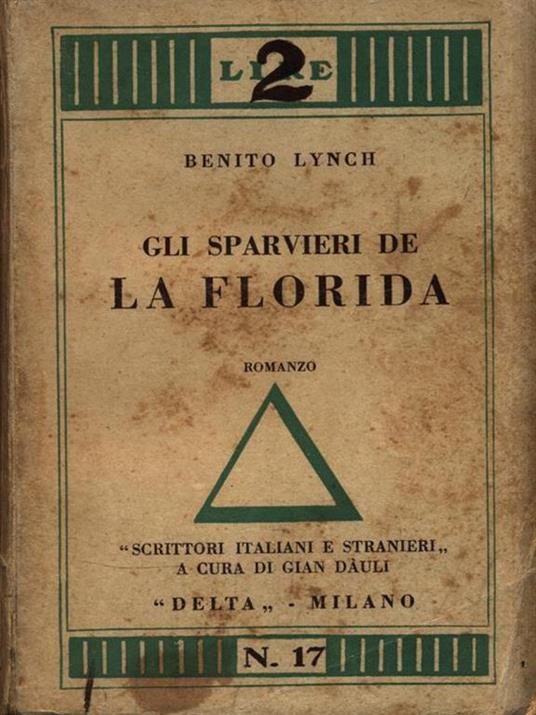Gli sparvieri de la Florida - Benito Lynch - copertina