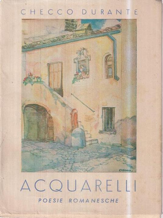 Acquarelli - Checco Durante - copertina