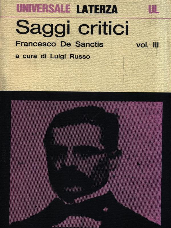 Scritti critici. Volume 3