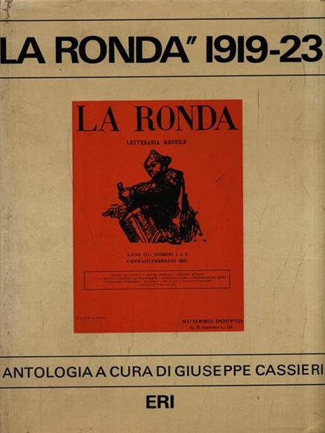 La Ronda 1919-23 - Giuseppe Cassieri - copertina