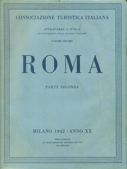 Roma Parte Seconda -   - copertina