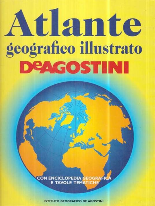 Atlante geografico illustrato DeAgostini -   - copertina
