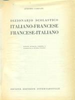 Caricati Dizionario scolastico Italiano Francese Francese Italiano
