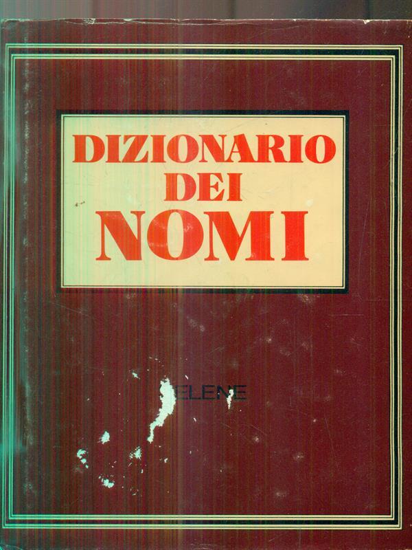 Dizionario dei nomi