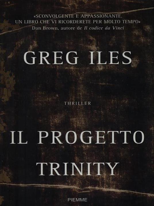Il progetto Trinity - Greg Iles - copertina
