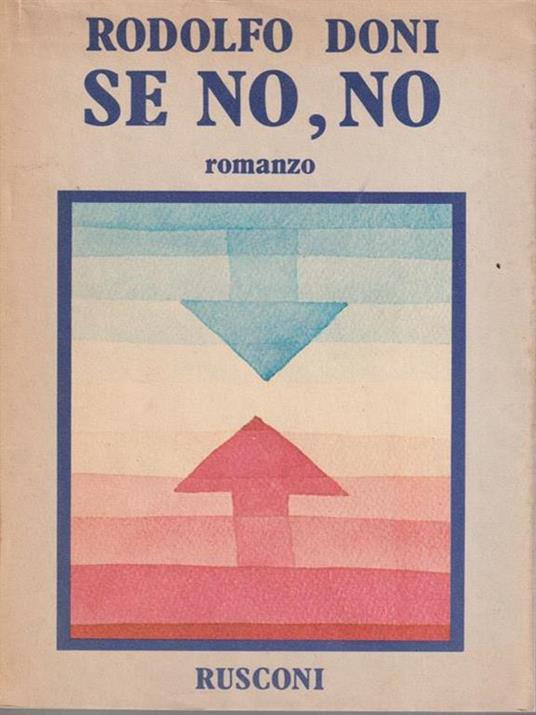 Se no, no - Rodolfo Doni - copertina