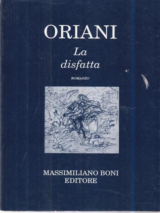 La disfatta - Alfredo Oriani - copertina