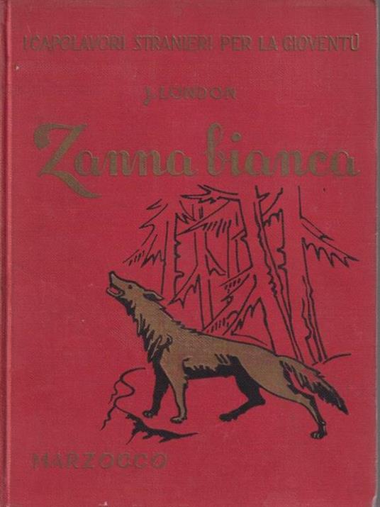 Zanna bianca - Jack London - copertina