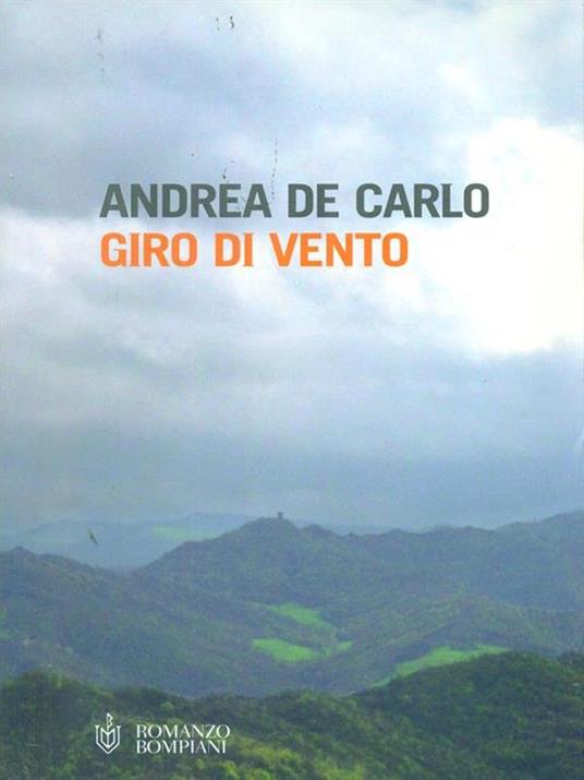 Giro di vento - Andrea De Carlo - copertina