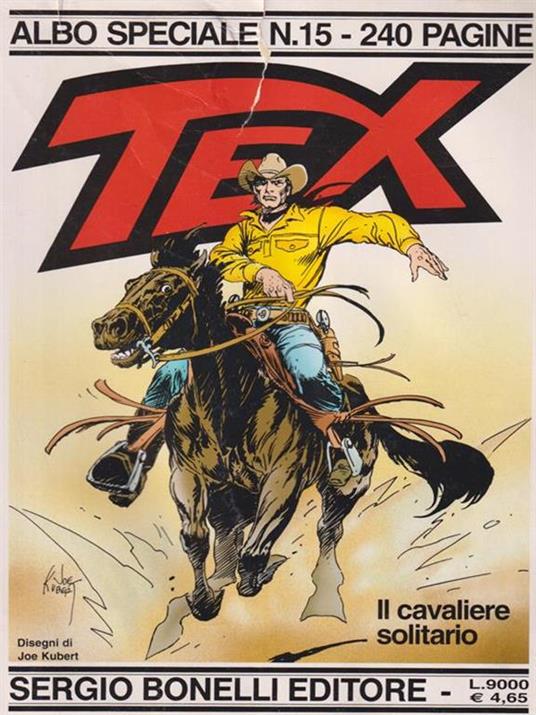 Tex. Albo speciale N. 15. Il cavalire solitario - copertina