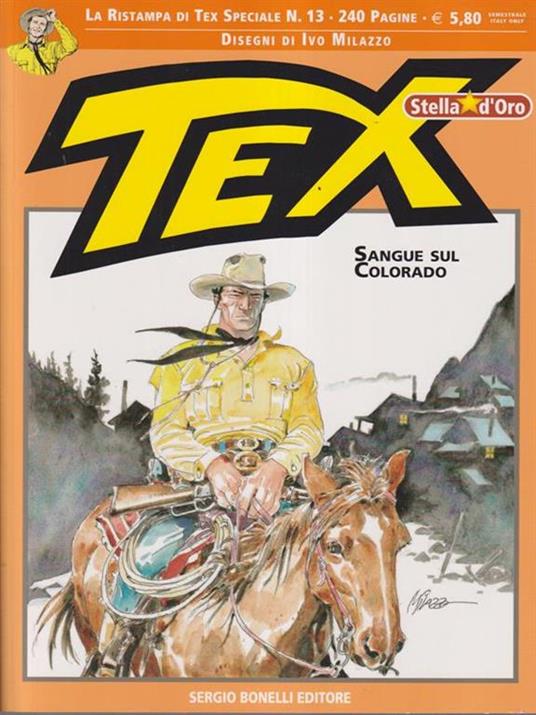Tex Stella D'Oro N. 13. Sangue sul Colorado - Claudio Nizzi - copertina