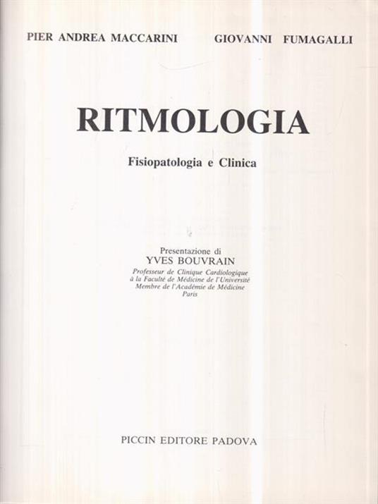 Ritmologia - Maccarini - copertina