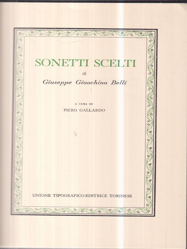 Sonetti scelti