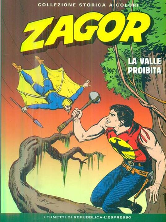 Zagor. La valle proibita - Guido Nolitta - copertina