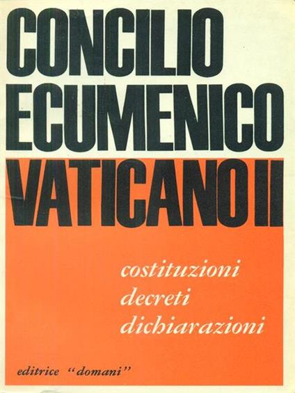 Concilio ecumenico Vaticano II -   - copertina