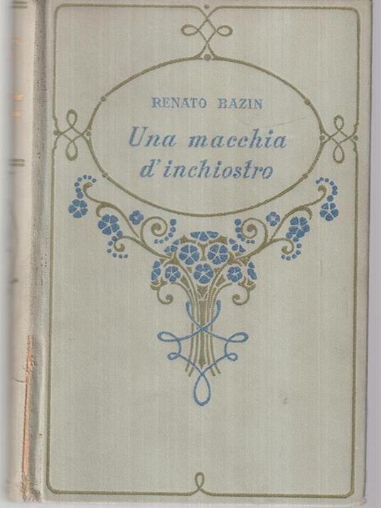 Una macchia d'inchiostro - René Bazin - copertina