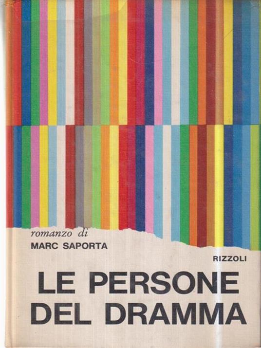 Le persone del dramma - Marc Saporta - copertina