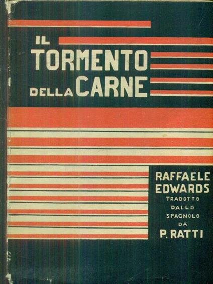 Il tormento della carne - Ralph Edwards - copertina