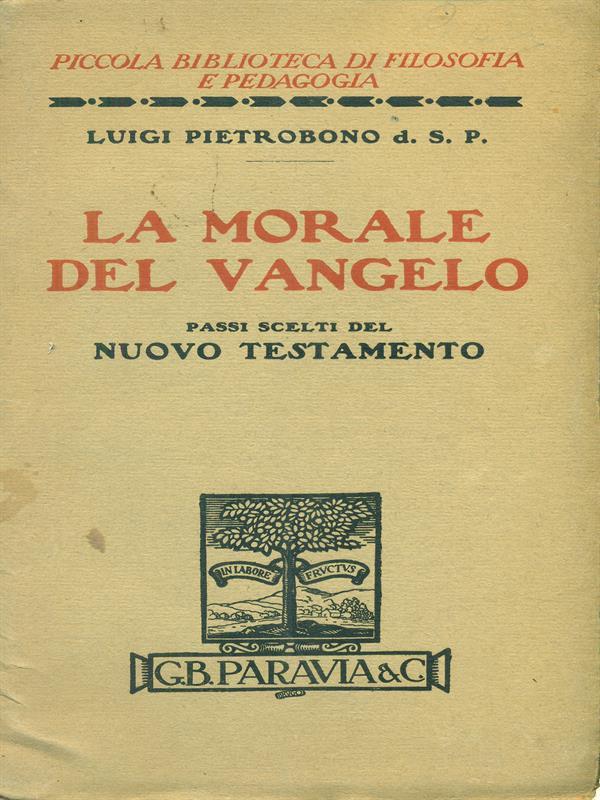 La  morale del Vangelo