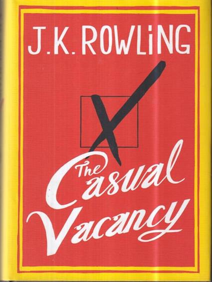 A casual vacancy - J. K. Rowling - copertina